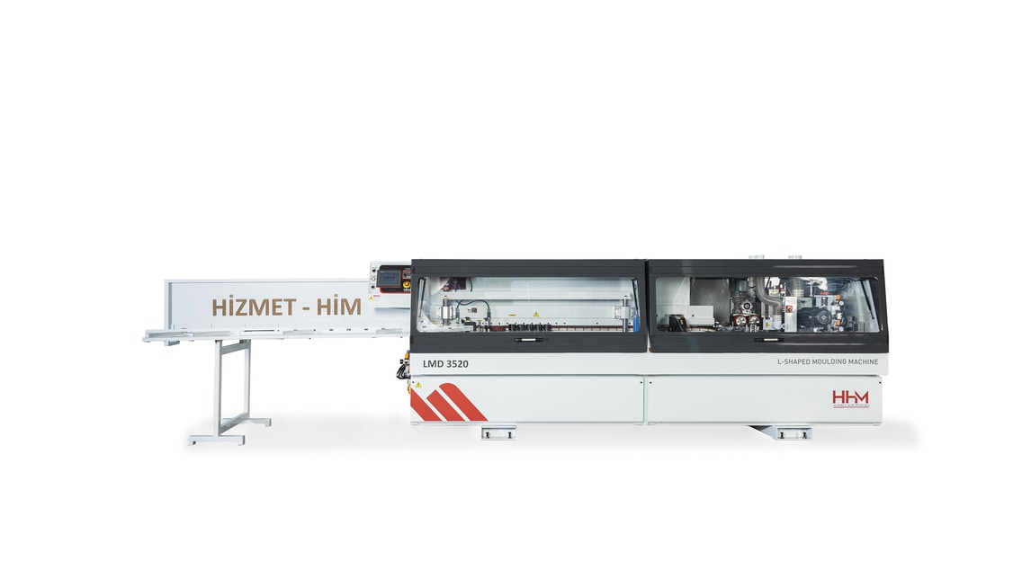 LIGNA Produkt 2023: L shaped Moulding Machine Dished (Hizmet Him Makina LIGNA Produkt 2023: L shaped Moulding Machine Dished (Hizmet Him Makina