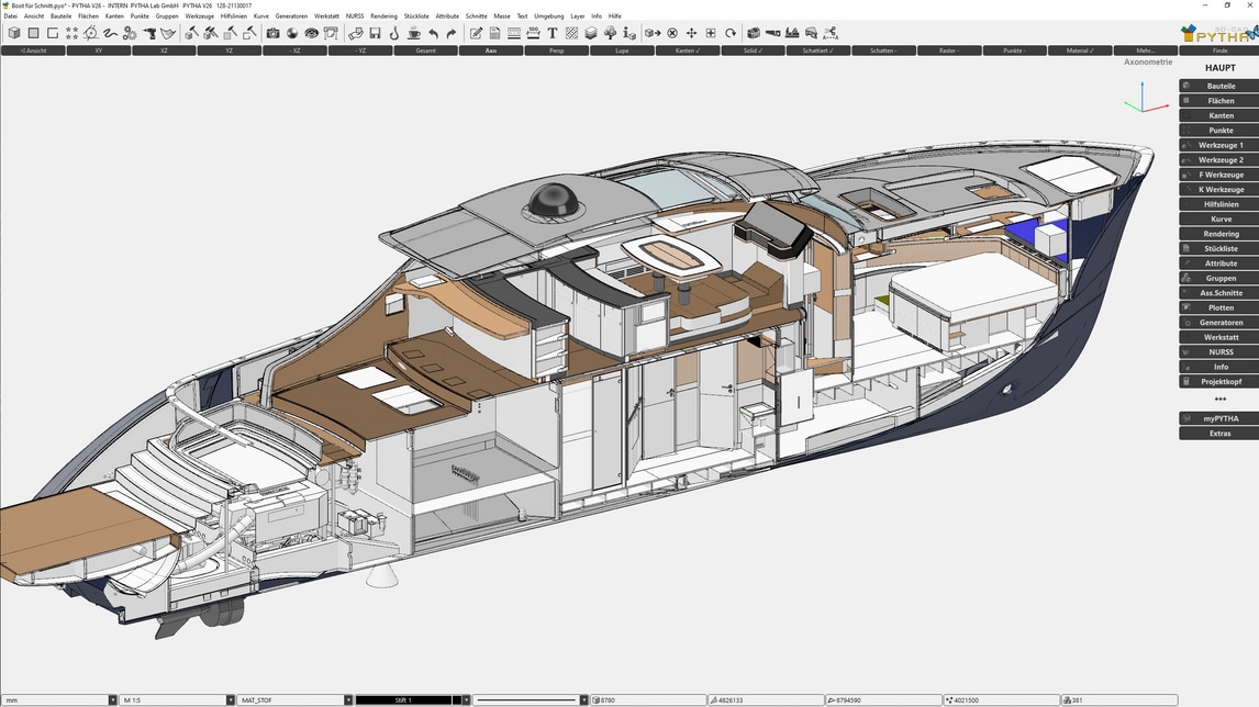 Pytthq Tele LIGNA Produkt 2025: PYTHA 3D-CAD Software (PYTHA Lab)